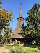 Wooden church from Dragomirești (1722), at the Dimitrie Gusti National Village Museum in Bucharest