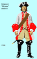 Régiment de Brissac cavalerie 1740