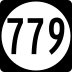 State Route 779 marker