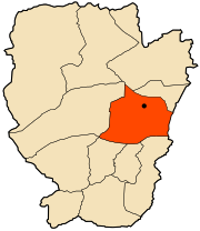Location of the city of Naâma within Naâma Province