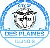 Official seal of Des Plaines, Illinois
