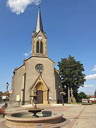 The church in La Maxe