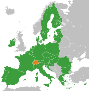 Die Schweiz und die EU in Europa