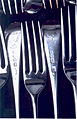 Detail of GS & WF forks. George Smith III and William Fearn