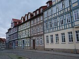 Sanierte Altstadtgebäude