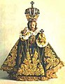 Infant Jesus of Prague, one of several miniature statues of an infant Christ that are much venerated by the faithful