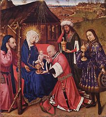 Adoration of the Magi, by Jacques Daret c. 1434