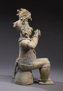 Jama Coaque figure, from Manabí Province, Ecuador, c. 300 BCE-800 CE