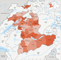 Amtsbezirke des Kantons Bern bis 31. Dezember 1993