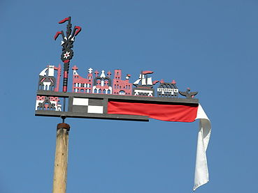 Pennant of Curonian boat from Nida