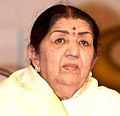 Image 40Indian singer Lata Mangeshkar is widely acknowledged as the "Queen of Melody". (from Honorific nicknames in popular music)