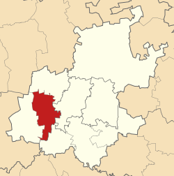 Location of Rand West City Local Municipality within Gauteng