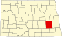 Barnes County map