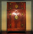 A Ming Dynasty wardrobe made of rosewood