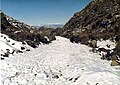Schneefall bei „Pico das Agulhas Negras“ im Itatiaia-Nationalpark im Jahr 1985, wo er bei −13 °C aufgezeichnet wurde.