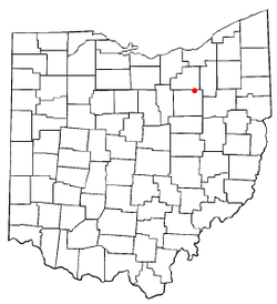 Location of Rittman, Ohio
