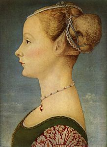 Piero del Pollaiuolo (or Antonio), Portrait of a Young Woman