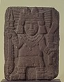 Relief with Maize Goddess (Chicomecóatl), Stone, Aztec.