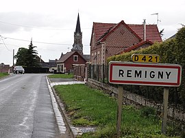 The road into Remigny