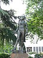 Bronze statue of Robert Emmet, 1916, by Jerome Connor, from the collection of the Smithsonian American Art Museum. It is installed in Washington, DC's Embassy Row.[79]