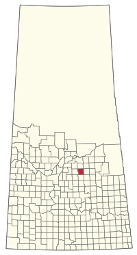 Location of the RM of Lake Lenore No. 399 in Saskatchewan