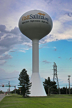 Salina water tower (2013)