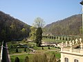 The formal gardens of the Schloss