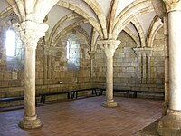 French Romanesque chapter house now moved to The Cloisters, New York