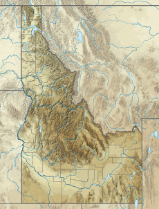 Map showing the location of Hells Canyon National Recreation Area
