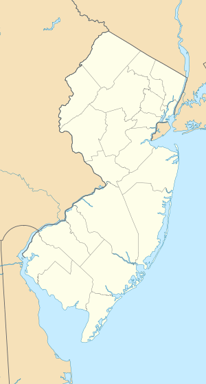 Map showing the location of Wallkill River National Wildlife Refuge