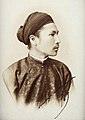 Emperor Hàm Nghi weaing a turban called the khăn vấn.