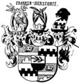 Wappen der rheinländischen Freiherren von Franken-Sierstorpff bei Johann Siebmacher