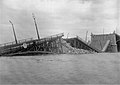 Poniatowski Bridge after being blown up by the Russian Army in 1915