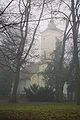 Dorfkirche im Nebel