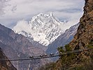 Suspension bridge over he Kali Gandaki river near Tatopani.: Wiki Loves Earth 2017 3rd Price Winner
