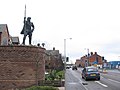 Image 64A Border Reiver : statue in Carlisle (from History of Cumbria)