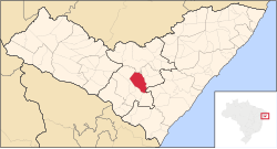 Location of Arapiraca in the State of Alagoas