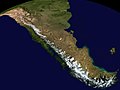 Image 9The Andes, the longest mountain range on the surface of the Earth, have a dramatic impact on the climate of South America (from Mountain range)