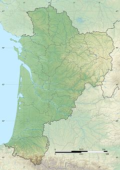 Tardes (river) is located in Nouvelle-Aquitaine