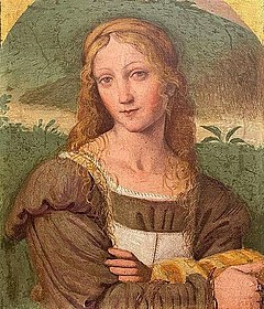 Bernardino Luini, portrait of a lady.