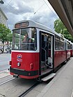 Im Anschluss an die verkürzte U2 verkehrende U-Bahn-Zusatzlinie U2Z der Straßenbahn Wien, 2021