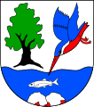 Sturzflug im Wappen der Gemeinde Seedorf, Kreis Herzogtum Lauenburg
