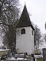 Belfry near the church
