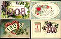 Neujahrspostkarte 1908