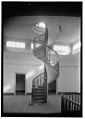 Spiral Stairway (attic to cupola) in Homewood Mansion (1936)