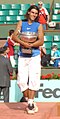Spanish tennis player Rafael Nadal in Loose-fit Pedal pushers.