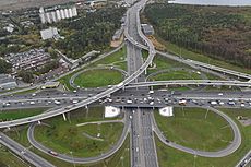 MKAD interchange with Novorizhskoe shosse