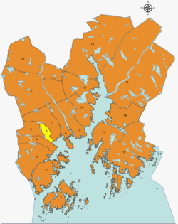 Location of District Tinnheia