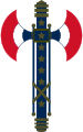 Unofficial Alternate version of the Francisque emblem of Philippe Pétain, chief of state of the French State