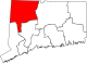 State map highlighting Northwest Hills Planning Region